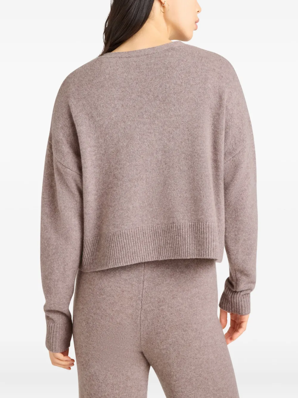 Cinq À Sept Kavita Chain-cashmere Cardigan In Brown