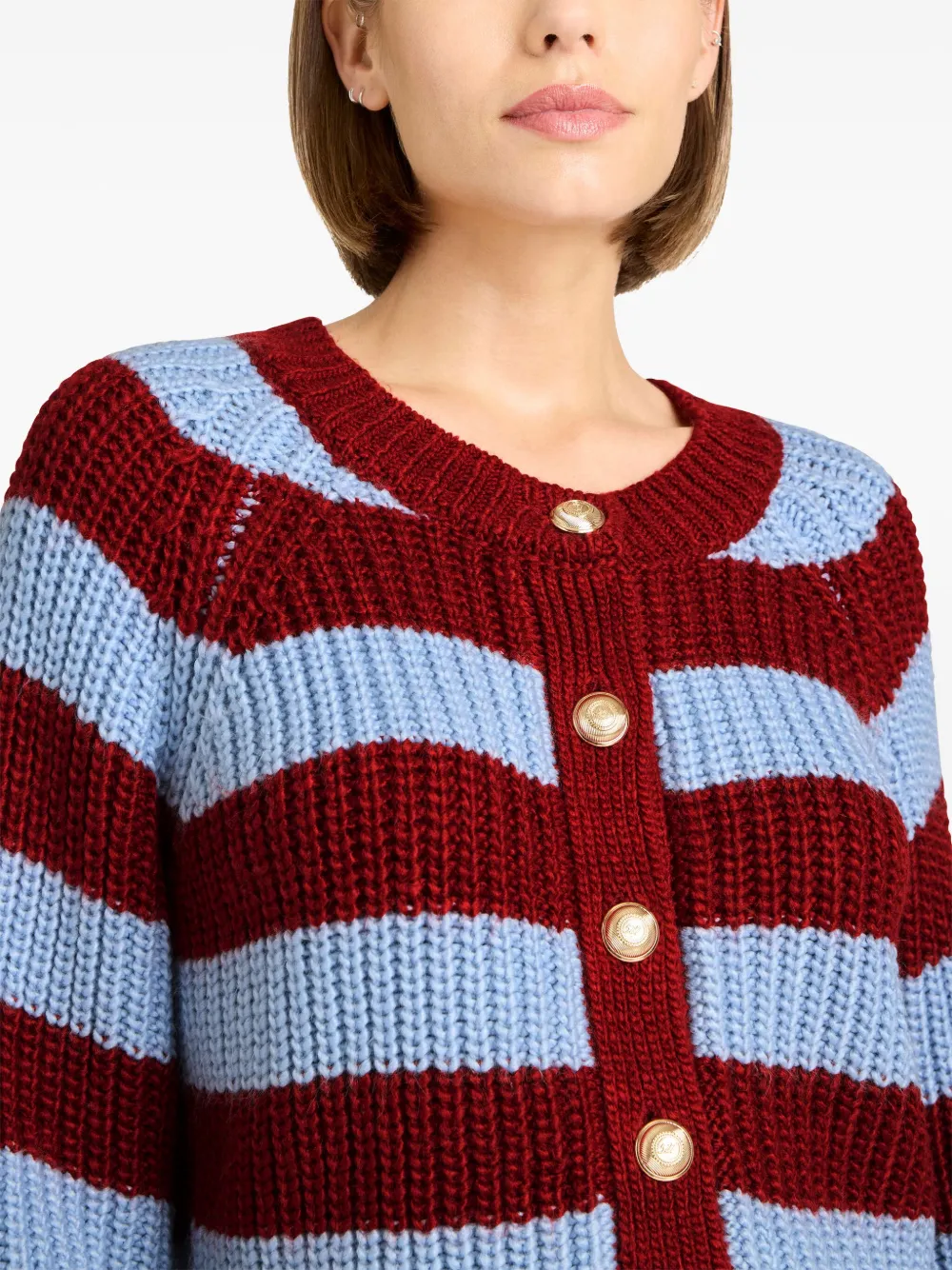 Cinq A Sept Gestreept vest Blauw