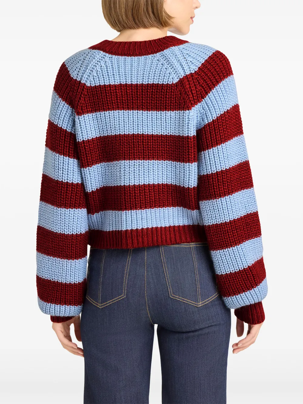 Cinq A Sept Gestreept vest Blauw