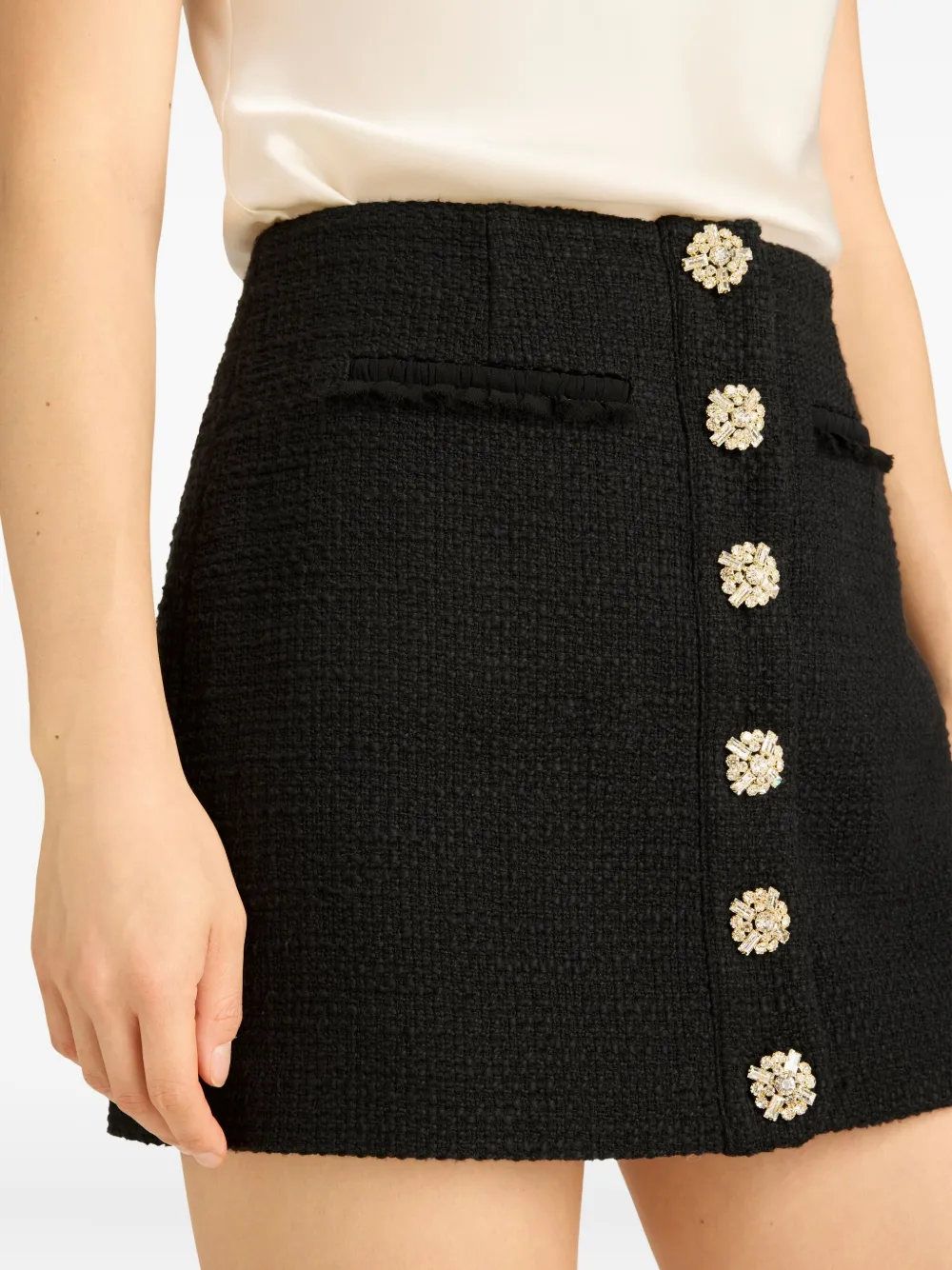 Cinq A Sept Linda mini-rok Zwart