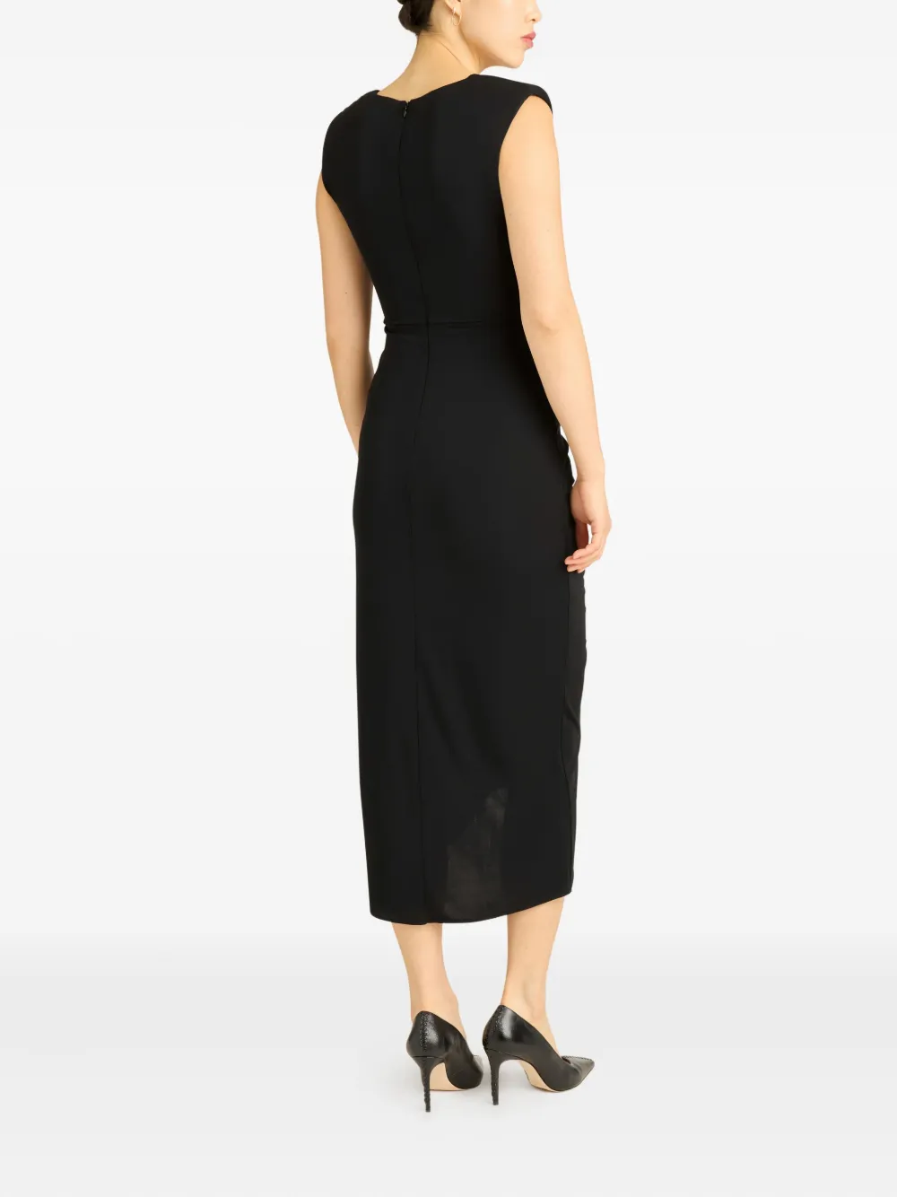 Cinq À Sept Cinq A Sept Jed Ruffled Dress In Black