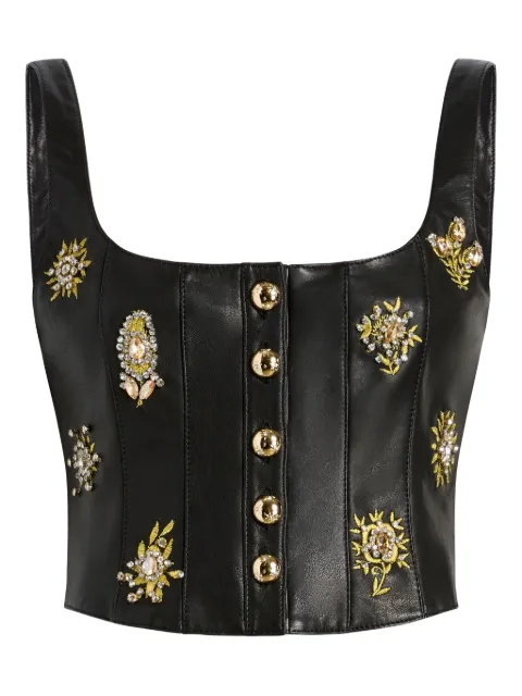 Cinq A Sept top con detalles y botones