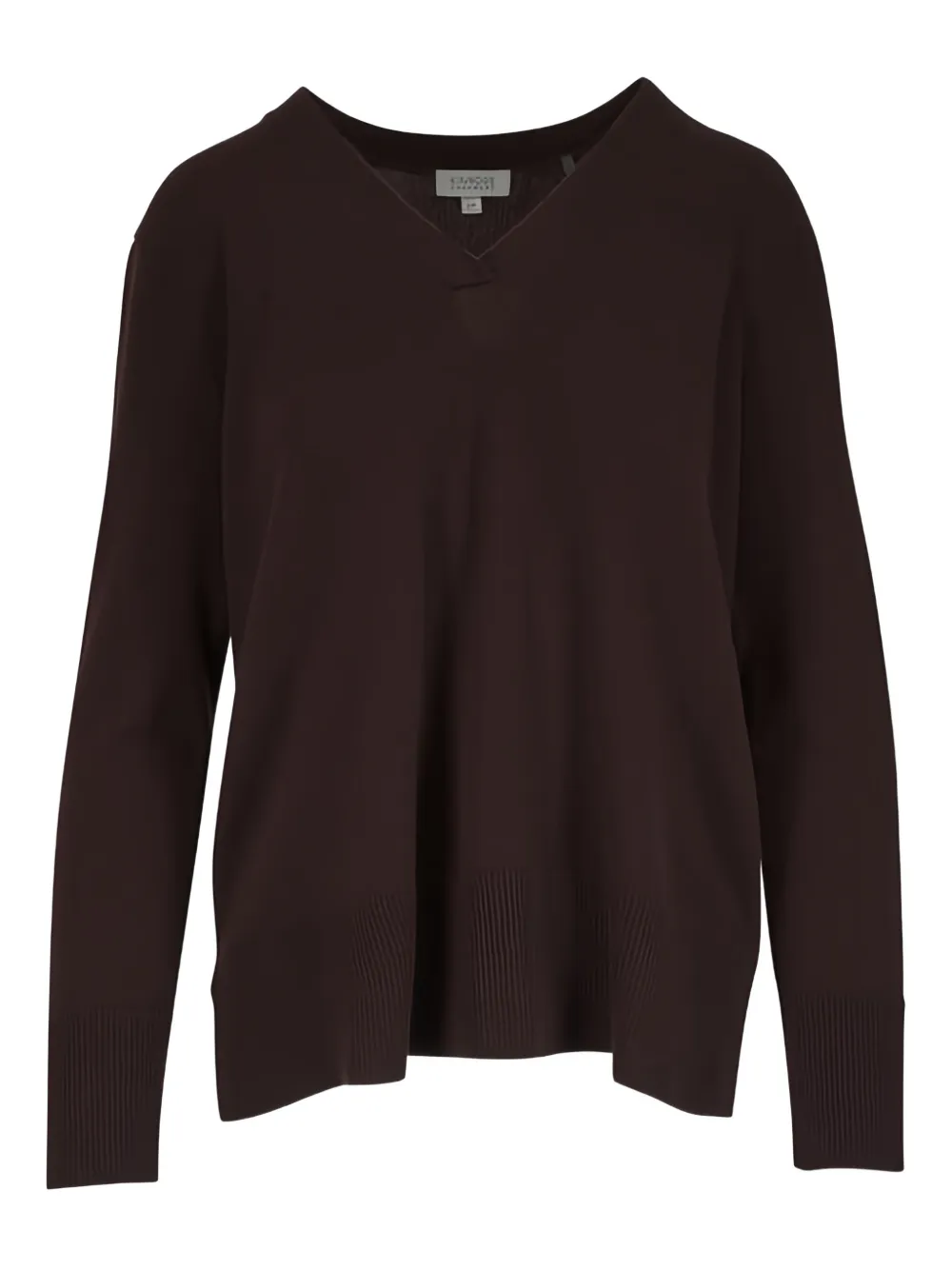 Piped V-Neck Sweater