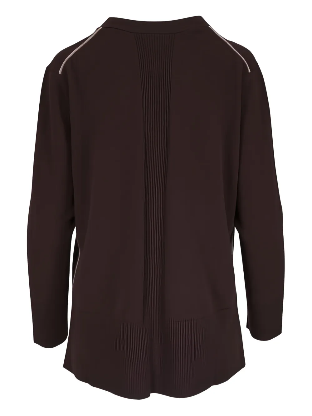 Piped V-Neck Sweater
