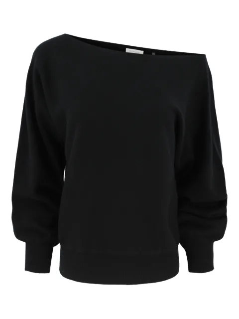 Kinross Cashmere off-shoulder dolman sweater