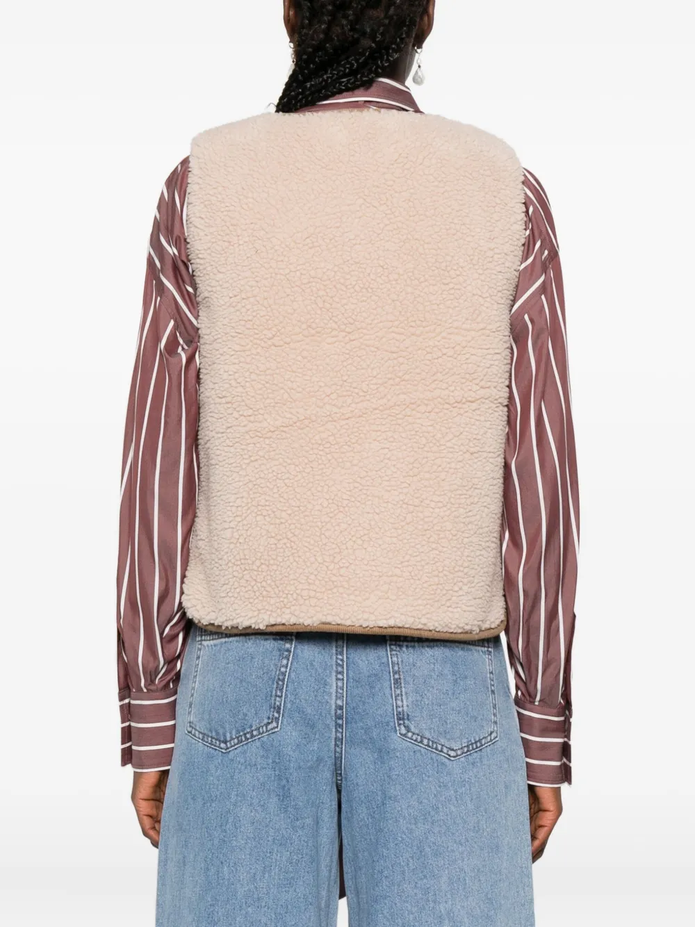 Barbour Button-fastening Gilet In Neutral