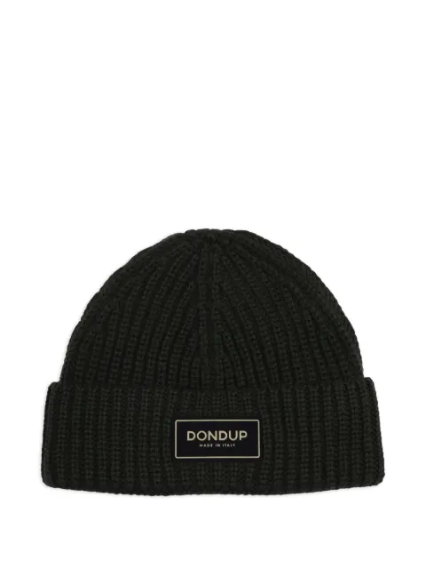 DONDUP logo-plaque beanie hat