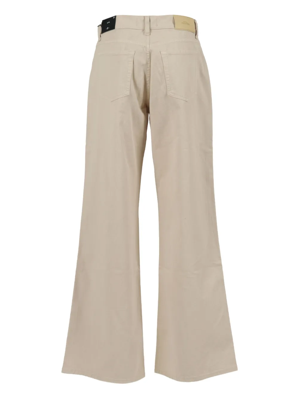 7 For All Mankind Lotta twill flare jeans Beige