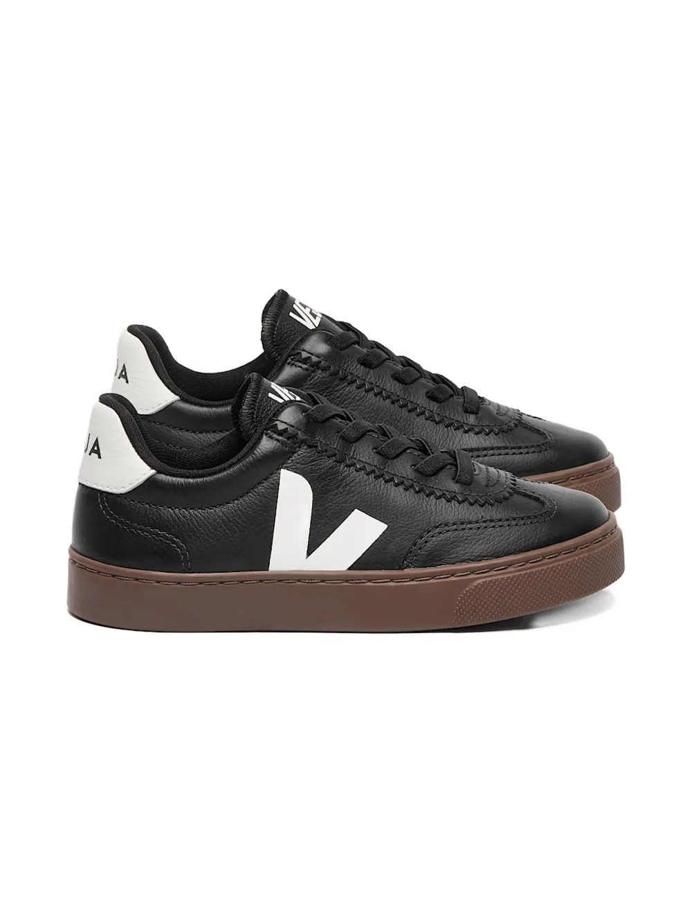 VEJA Kids Volley elastic-laces sneakers Black