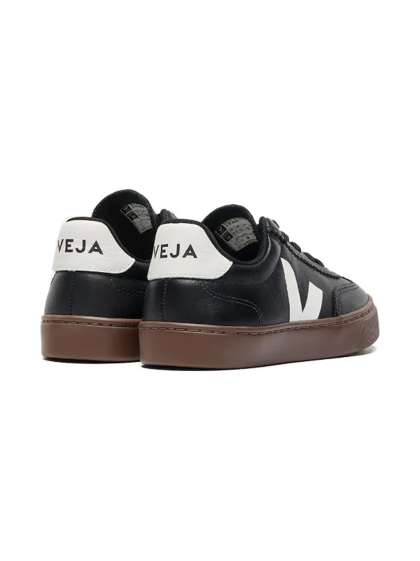 Veja Black Leather Trainers With White Soles VEJA Campo Bold Suede