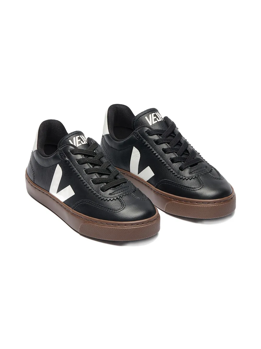 VEJA Kids Volley elastic-laces sneakers Black