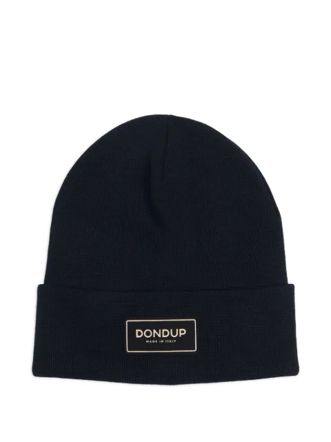 DONDUP KIDS logo-patch beanie