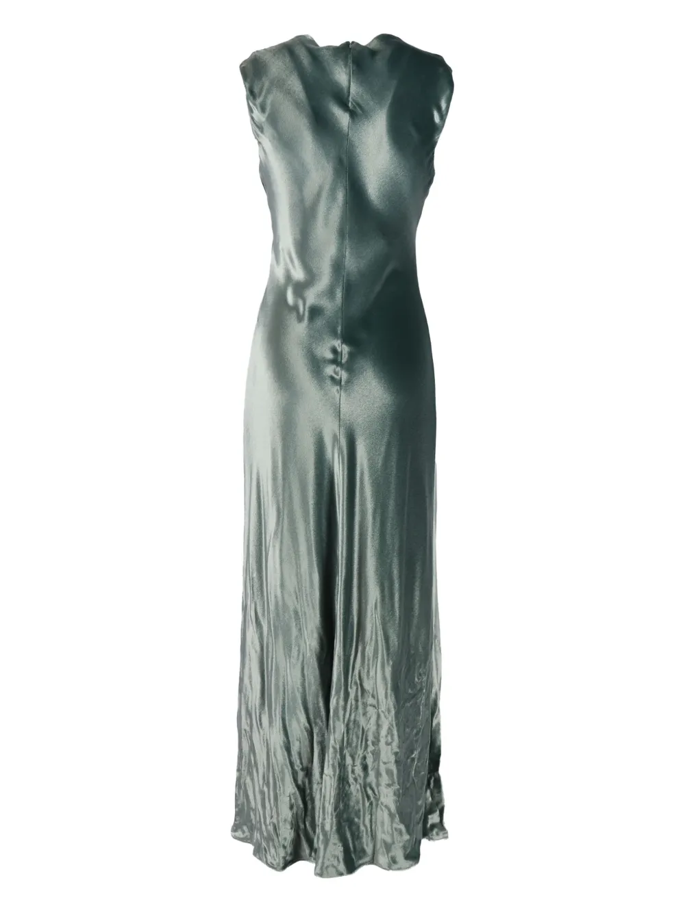 Alberta Ferretti sleeveless maxi dress - Groen