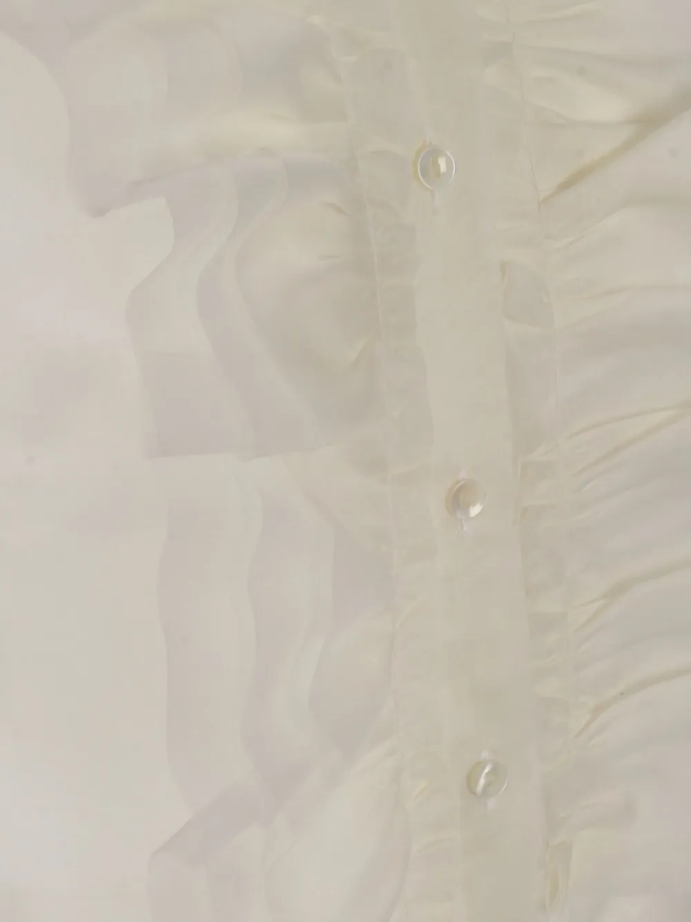 P.A.R.O.S.H. ruffled silk shirt Wit