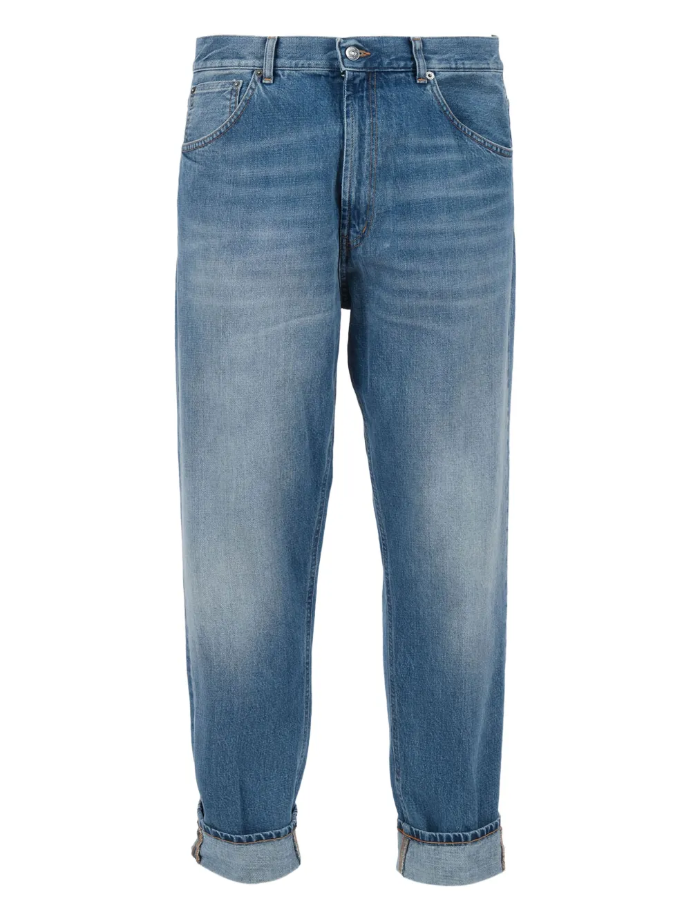 DONDUP cotton straight-leg jeans | Blue | Image 1