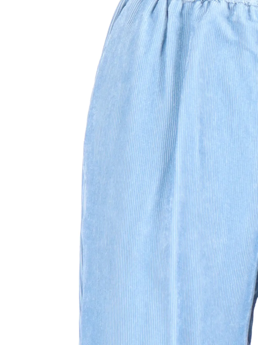 Forte Forte Velvet Corduroy Trousers In Blue