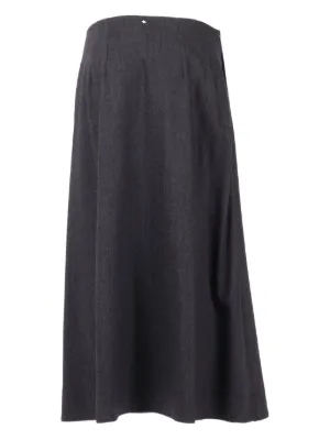 スカート LORENA ANTONIAZZI Women Skirts P2550G015A3347 Brown POPLIN COTTON SKIRT WITH BELT