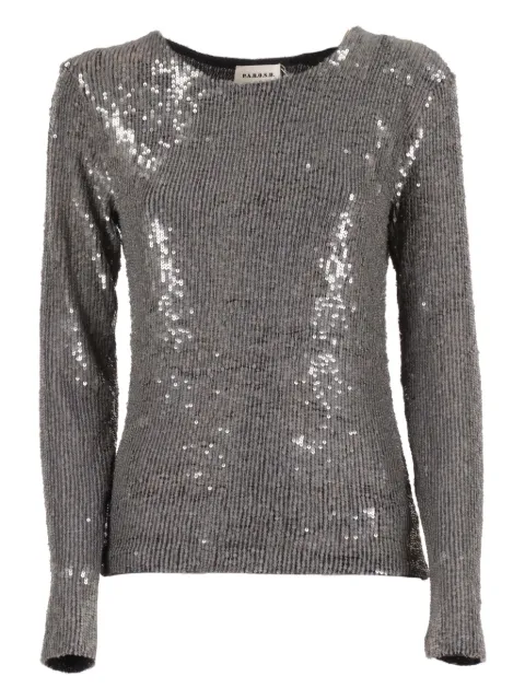 P.A.R.O.S.H. sequin-embellished long-sleeve t-shirt