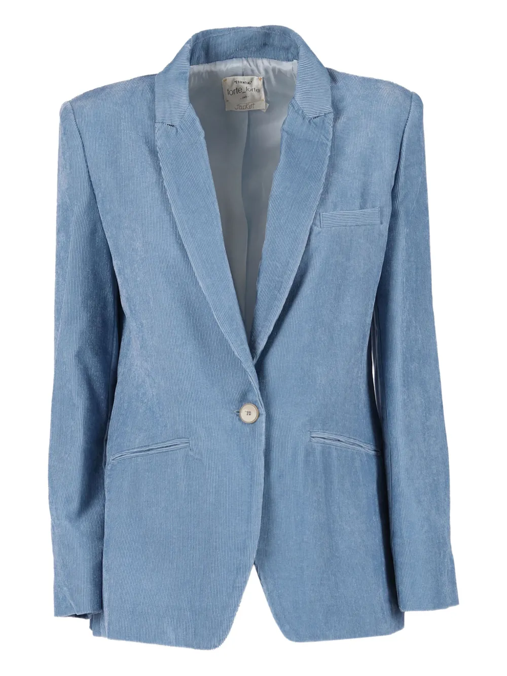 Forte Forte Welt-pocket Blazer In Blue