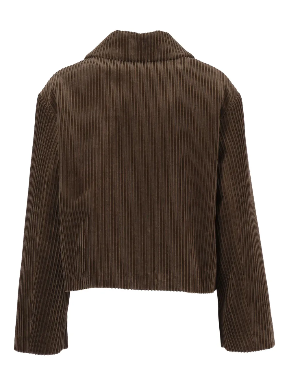 P.a.r.o.s.h Corduroy Pocket Jacket In Brown