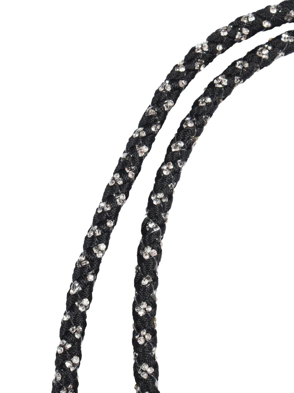 Forte Forte Crystal-embellished Tassel-detail Tie Belt In Brown