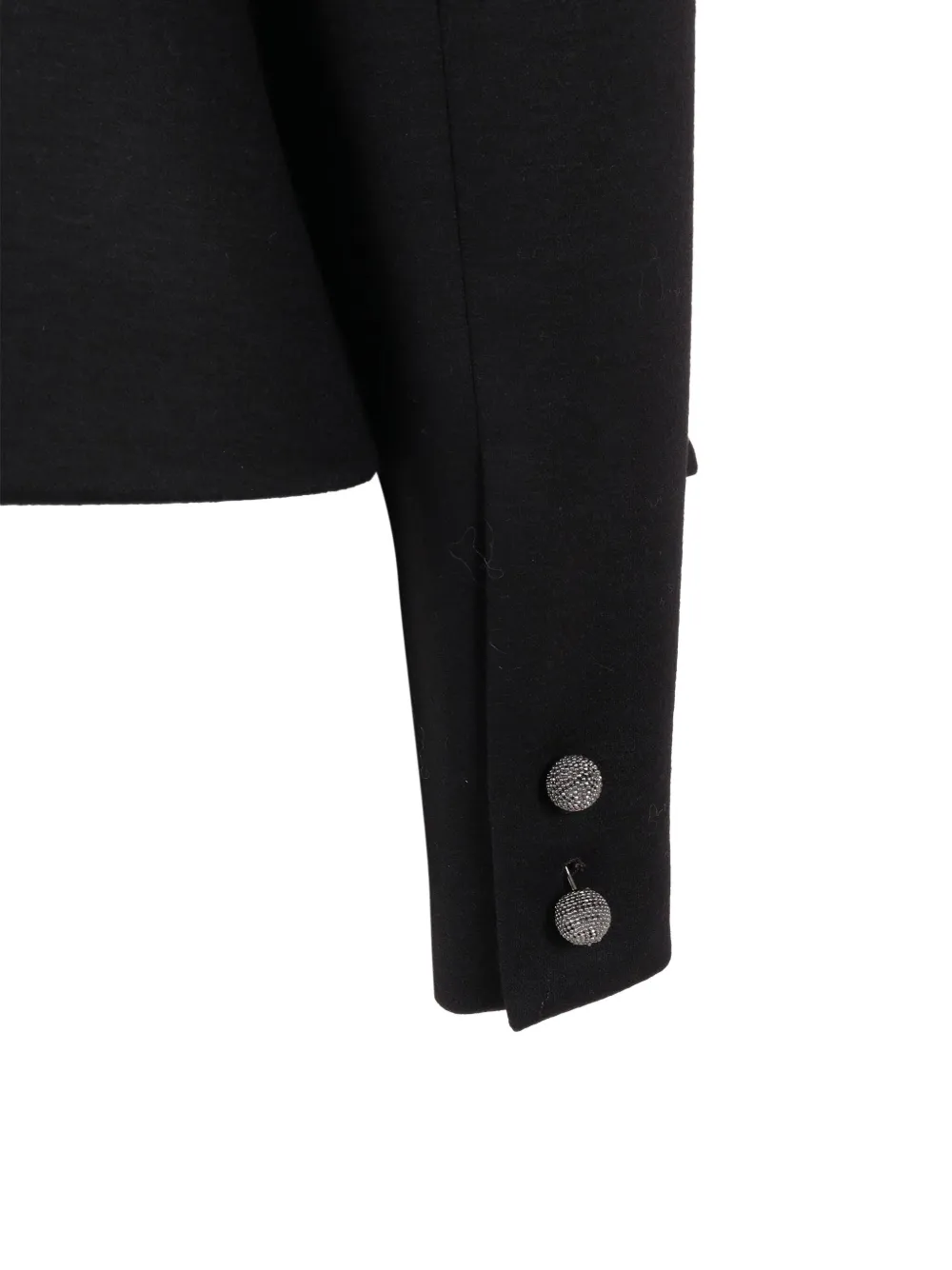 Fabiana Filippi Jack met verfraaide cuffs Zwart