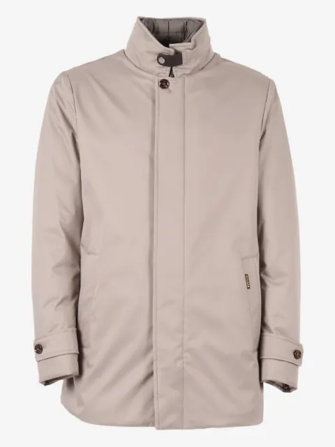 Moorer buttoned single-breasted padded jacket