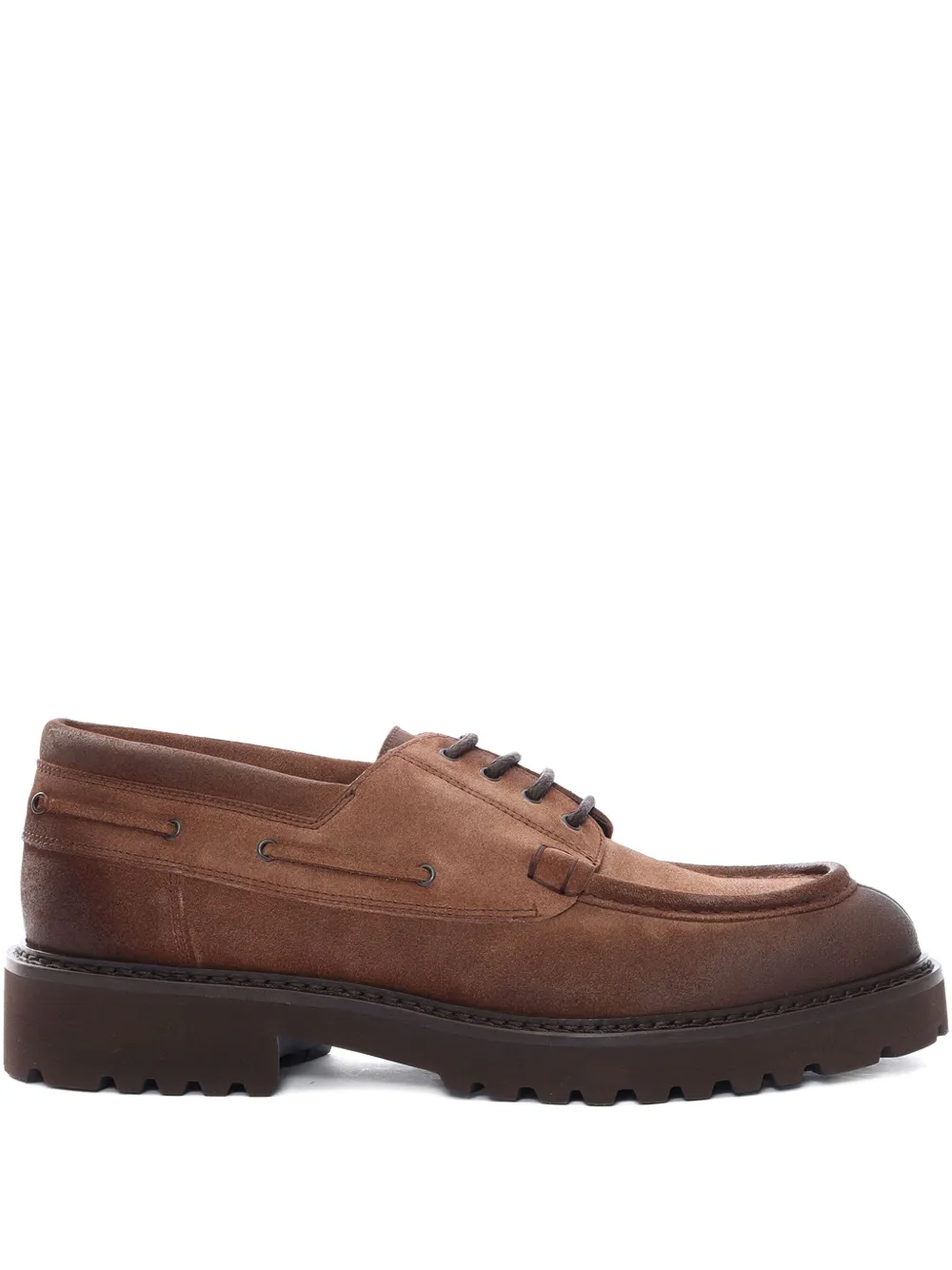 Doucal's suede derby shoes Brown