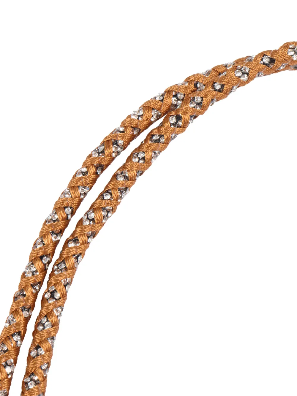 Forte Forte Crystal-embellishment Tassel-detail Belt In Brown