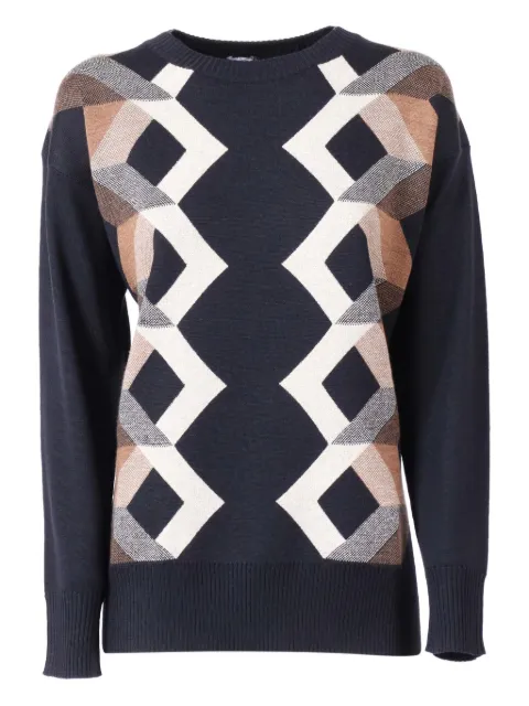 Lorena Antoniazzi geometric-pattern sweater
