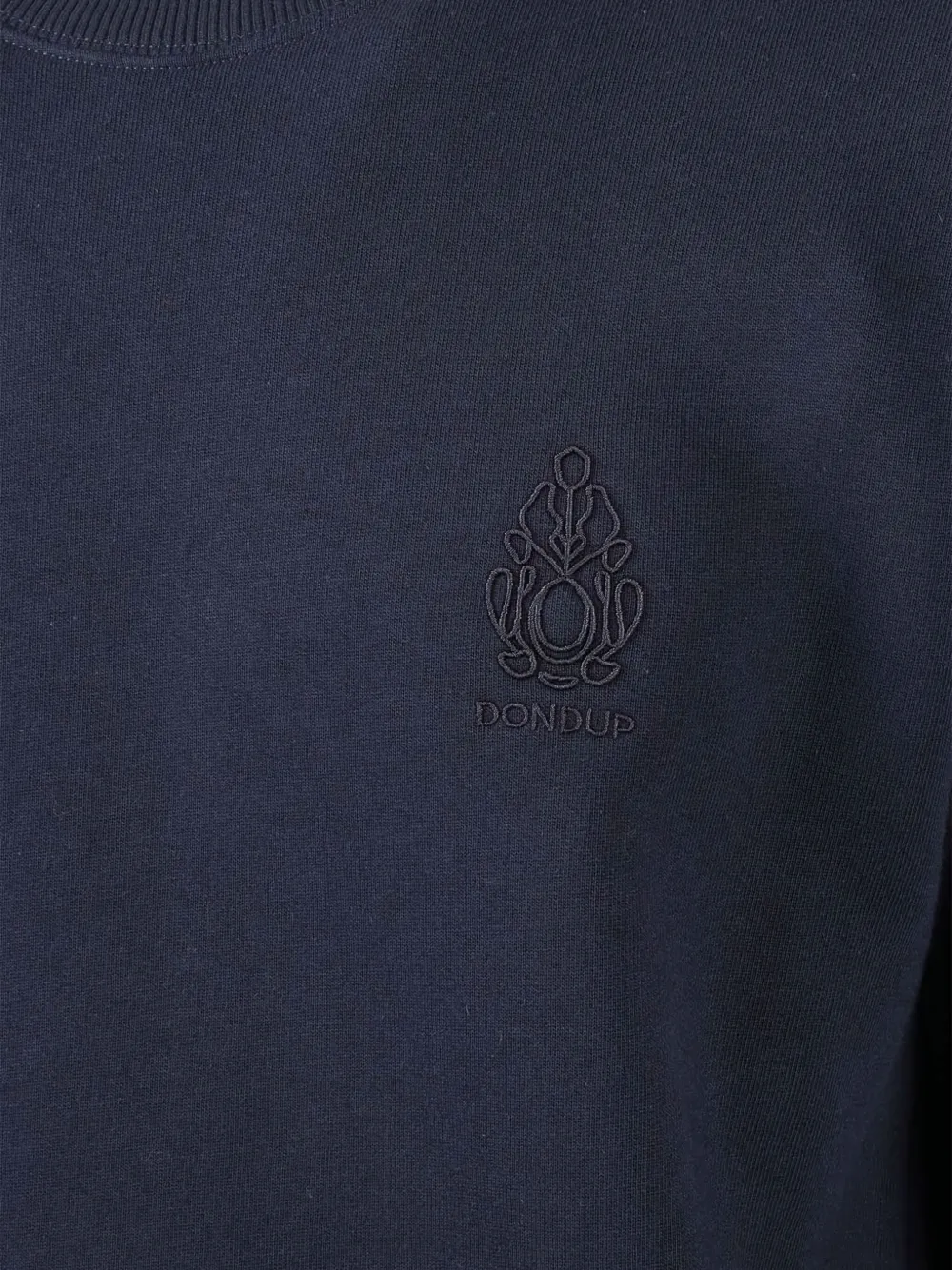 DONDUP KIDS Sweater met geborduurd logo Blauw