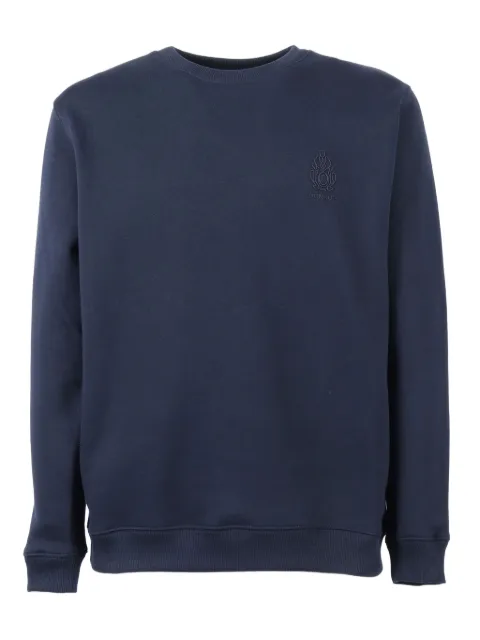 DONDUP KIDS logo-embroidered cotton sweatshirt