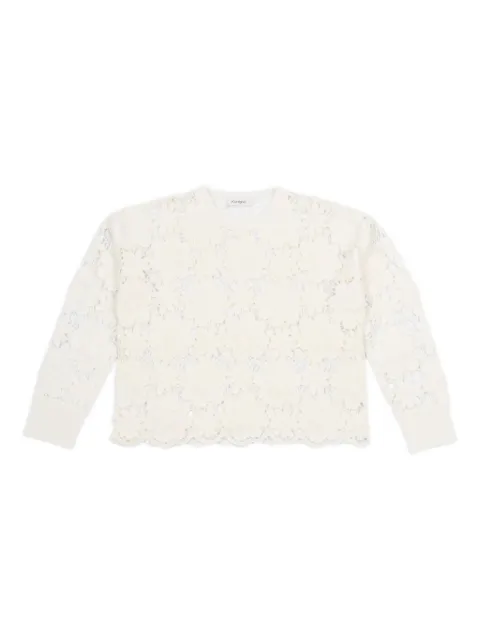 Kangra top con encaje floral