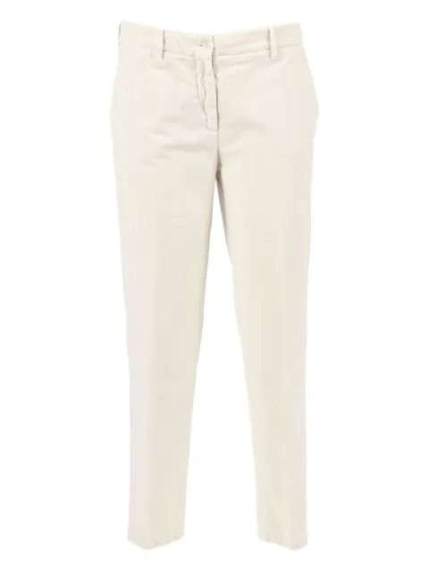 ASPESI button-fastening cotton trousers