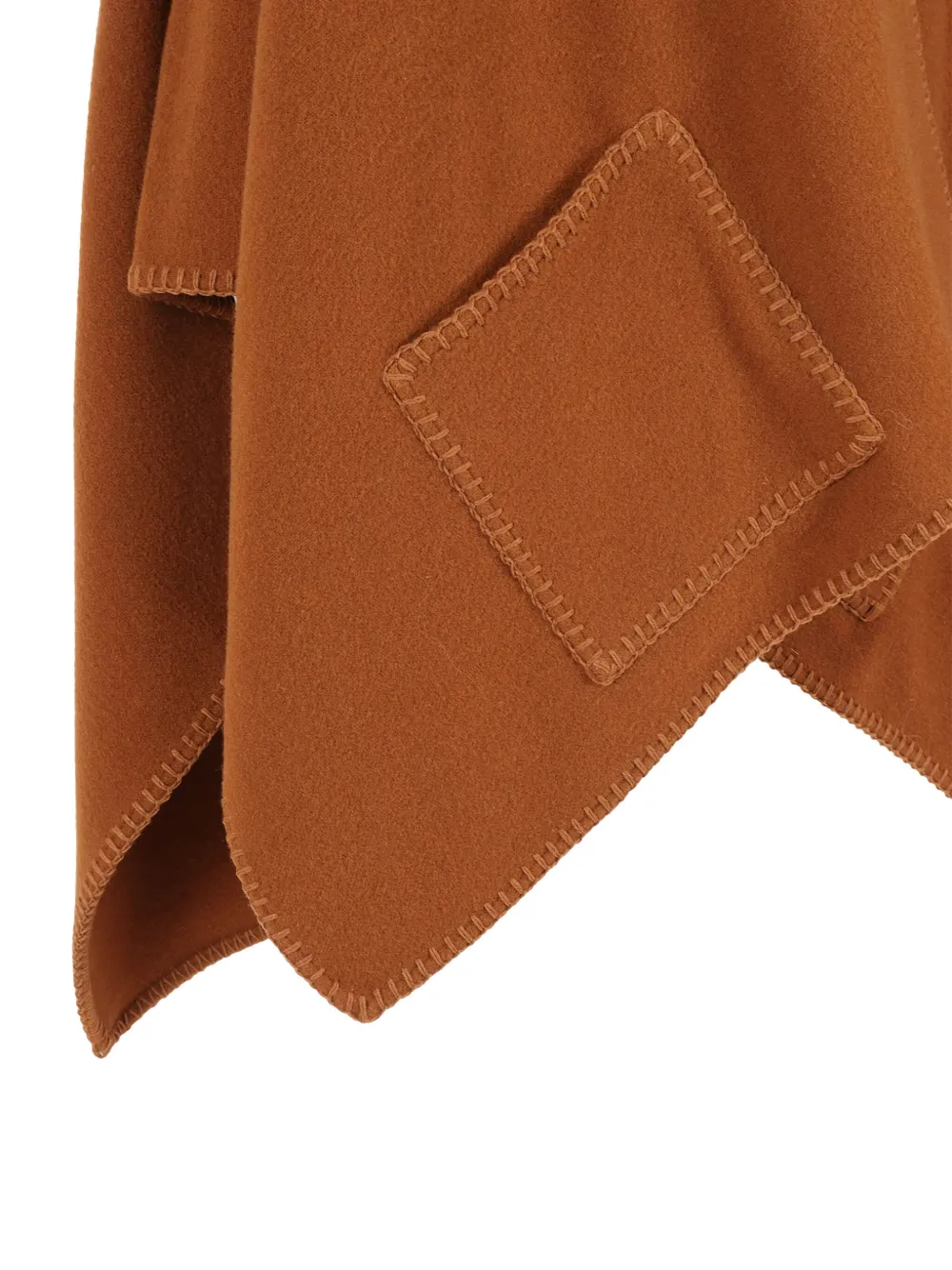 Fabiana Filippi wool cape Bruin