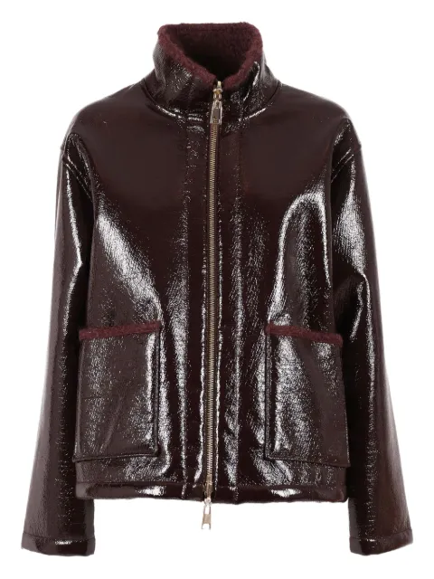 Lorena Antoniazzi high-neck zip-front jacket