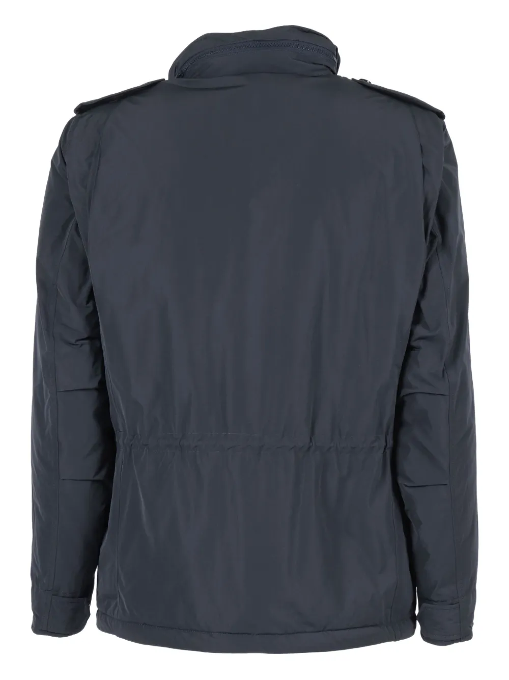Aspesi Hooded Flap-pocket Jacket In Blue