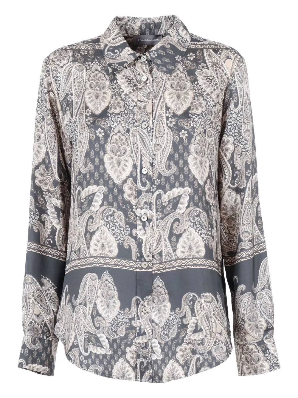 Lorena Antoniazzi paisley-print shirt | Grey | Image 1