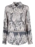 Lorena Antoniazzi paisley-print shirt - Grey