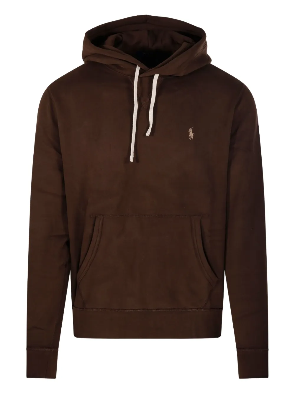 logo-embroidered hoodie