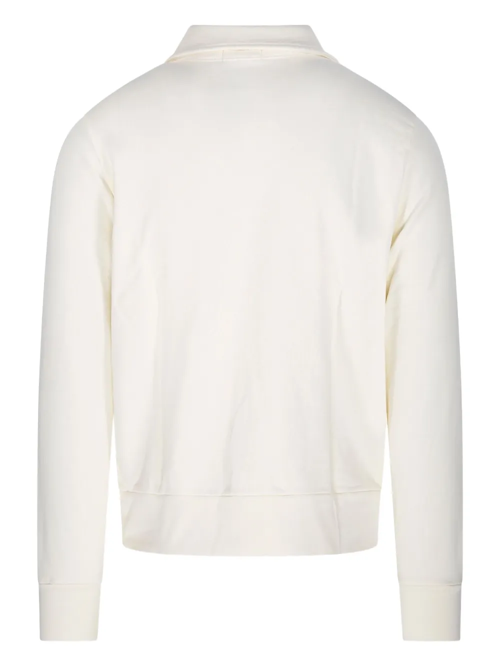 Ralph Lauren Collection half-zip embroidered sweatshirt - Beige