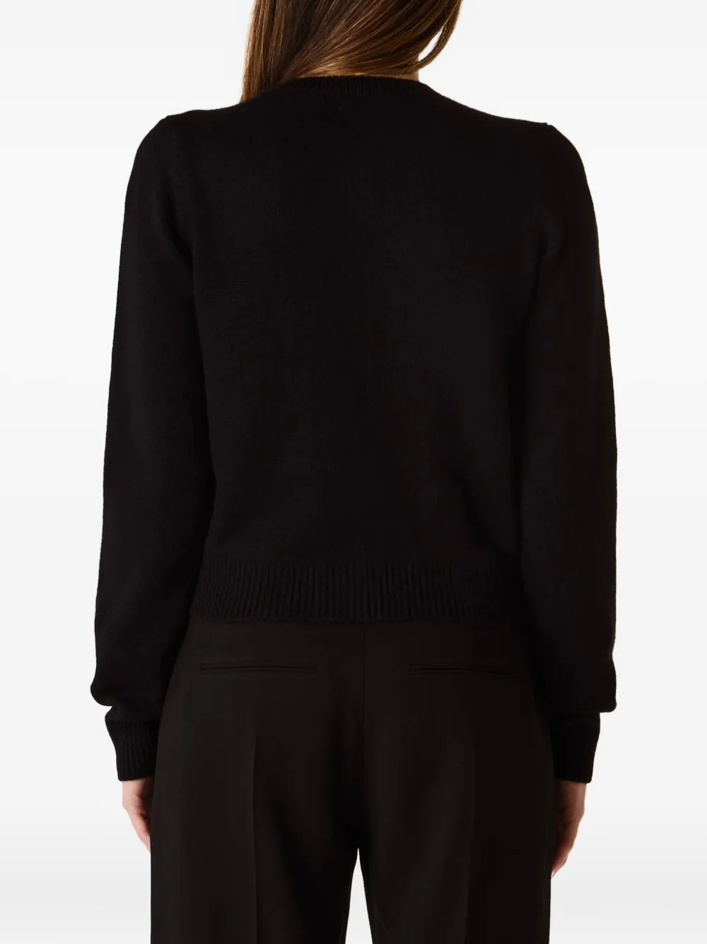 KHAITE Everheart vest met knopen Zwart