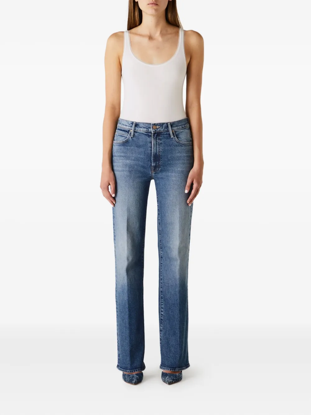MOTHER Straight jeans - Blauw