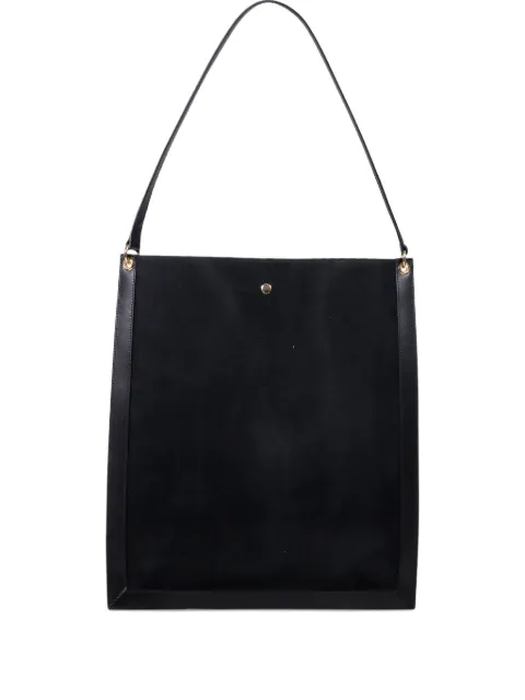 Wandler top-handle suede tote bag