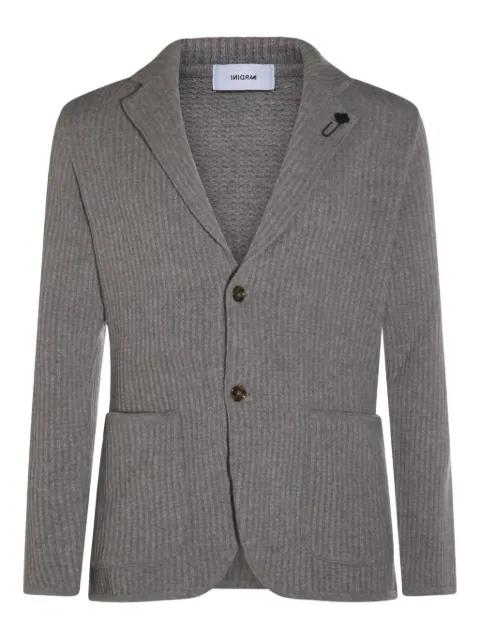 Lardini ribbed cardigan