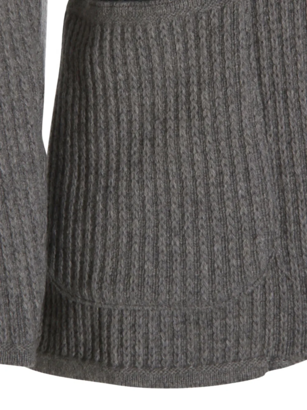 Lardini ribbed cardigan Grijs