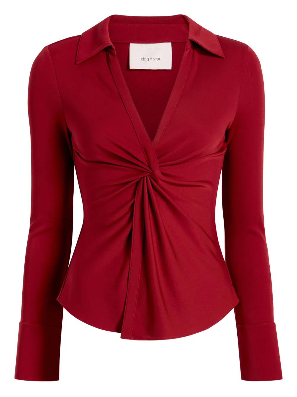 Cinq A Sept gathered top | Red | Image 1