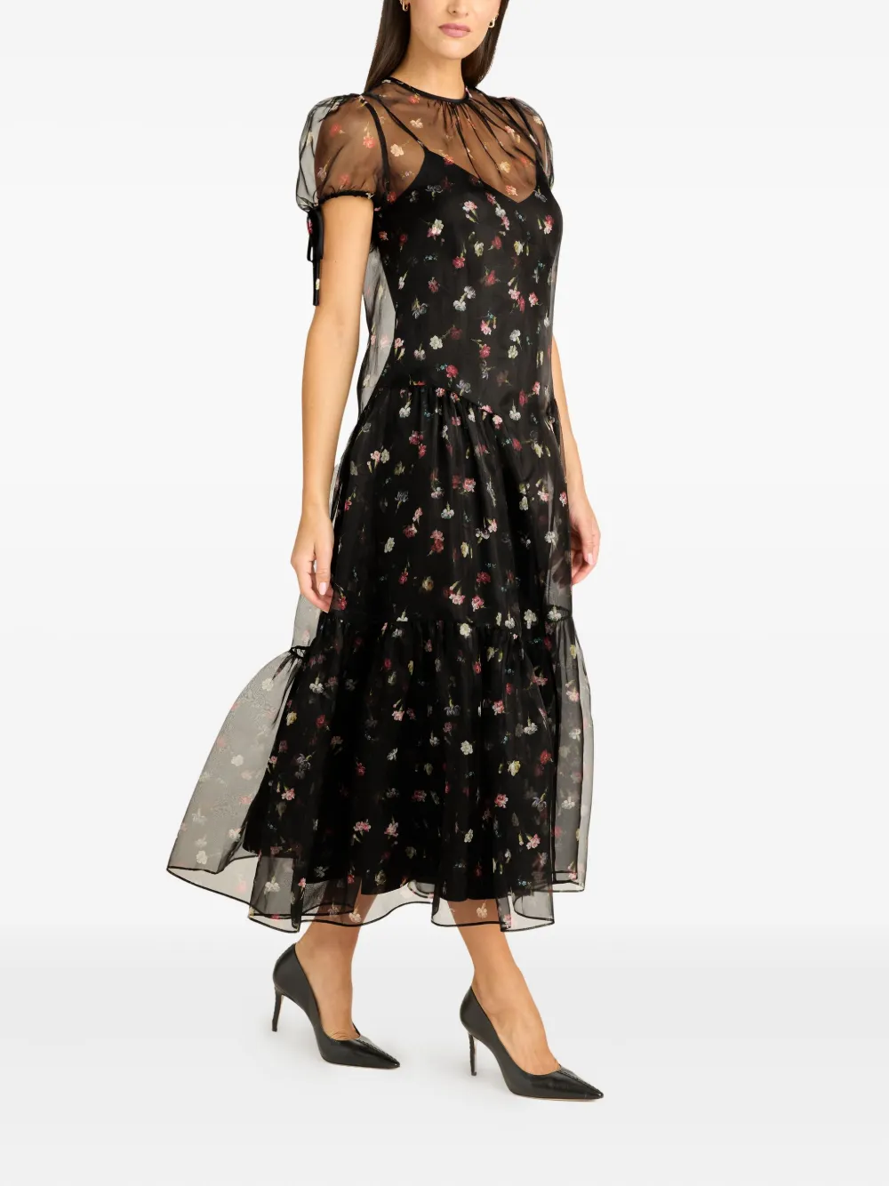 Cinq A Sept Gelaagde jurk Zwart