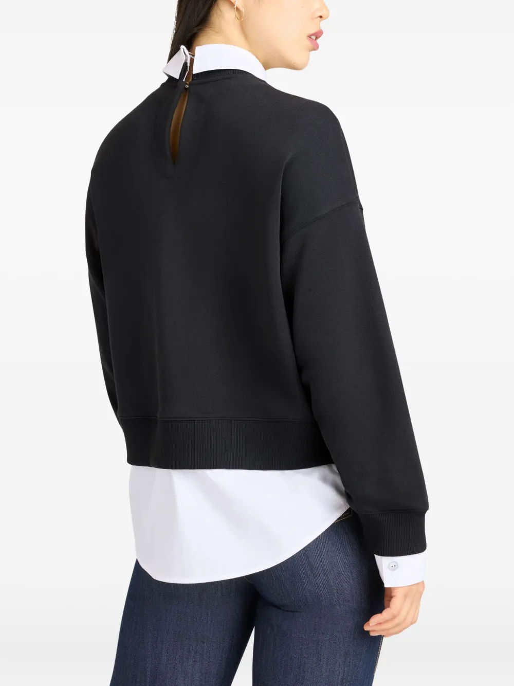 Cinq A Sept Justina sweater verfraaid met kristallen Zwart