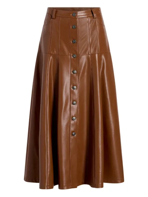 Cinq A Sept Veena button midi skirt
